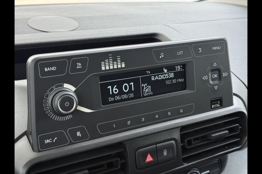 Peugeot Partner 1.5 BlueHDI Pro EURO6, 3 PERSOONS! Trekhaak, Exlease