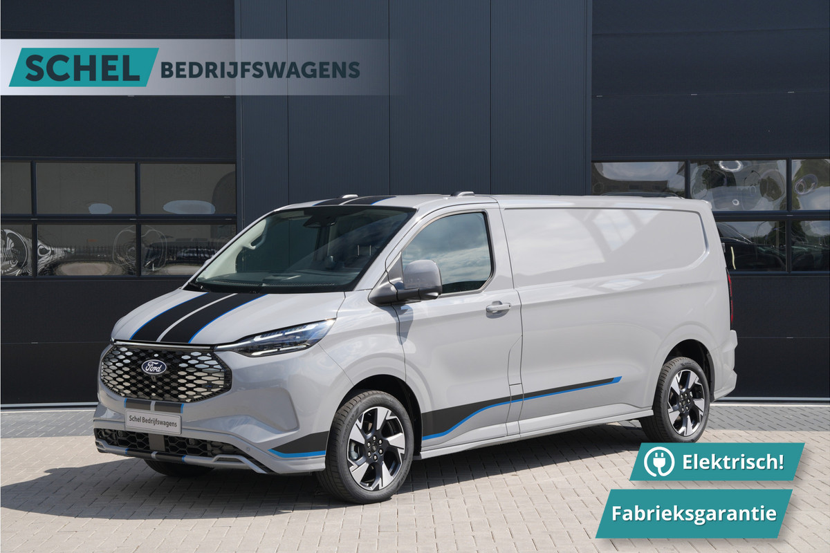 Ford E-Transit Custom 340 L2H1 Sport 71 kWh 218pk - ACC - DDS LED - Pro Power - Verwarmd stuurwiel - Navi - 360 Camera - Rijklaar