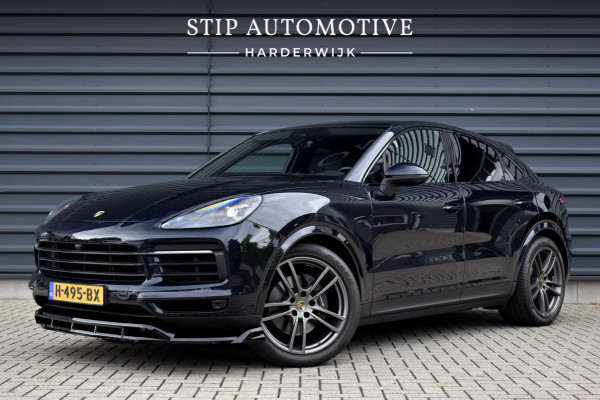 Porsche Cayenne Coupé 3.0 E-Hybrid 462pk Sport Chrono | Pano | 360 Camera | 21'' Wielen | Luchtvering | Stuurverwarming |  Stoel + Achterbankverwarming | LED Achterlichten donker |