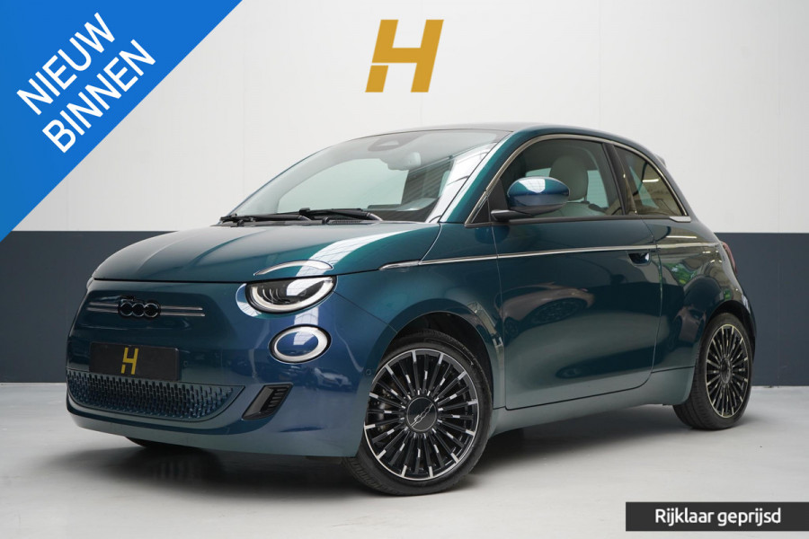 Fiat 500 La Prima 42 kWh | SoH 94,9% | Navigatie | Carplay | Climate control | Cruise control | Lm velgen |