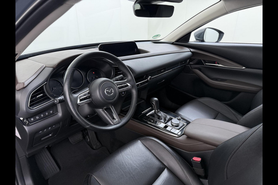 Mazda CX-30 2.0 e-SkyActiv-X M Hybrid Luxury | SCHUIF-/KANTELDAK | 360° CAMERA | LEDEREN BEKLEDING | BOSE AUDIO | AFNEEMBARE TREKHAAK | ELEKTRISCHE ACHTERKLEP | ELEKTRISCHE STOELEN | HEAD-UP DISPLAY | VOLLEDIGE UITRUSTING | ALL-IN PRIJS | RIJKLAAR GELEVERD MET 12 MAANDEN BOVAG GARANTIE