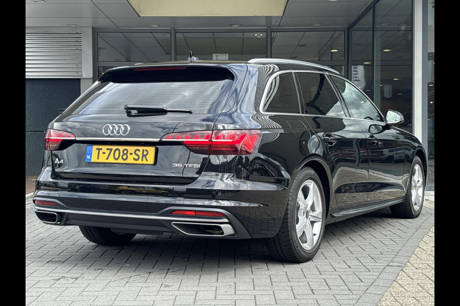 Audi A4 Avant 35 TFSI Advanced Edition 150pk | Wegklapbare Trekhaak | Elek. Kofferklep | Parkeersensoren | DAB |