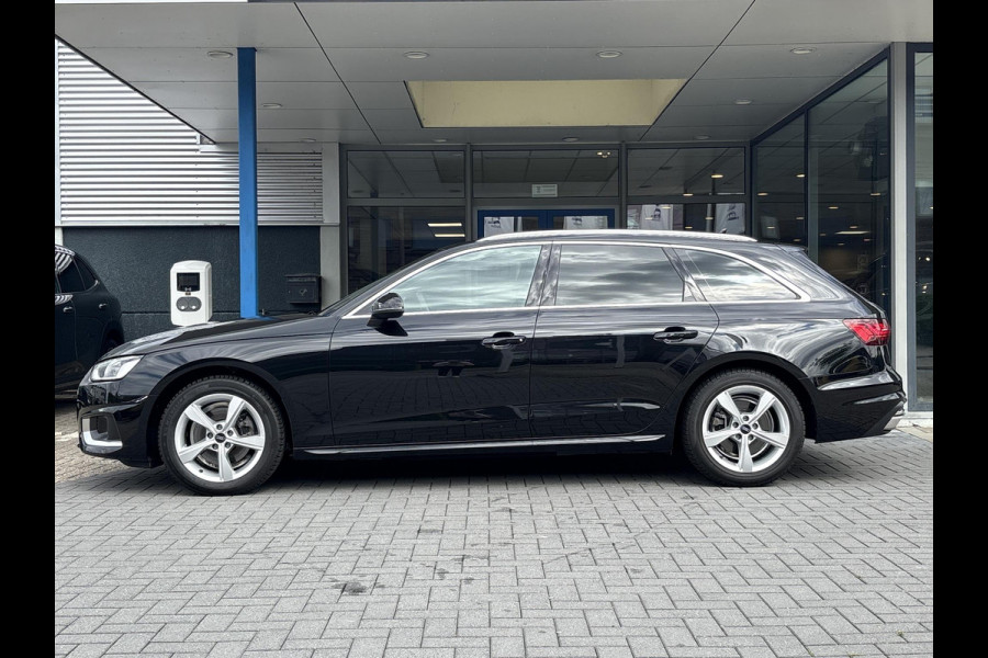 Audi A4 Avant 35 TFSI Advanced Edition 150pk | Wegklapbare Trekhaak | Elek. Kofferklep | Parkeersensoren | DAB |