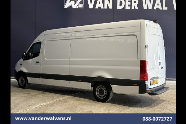 Mercedes-Benz Sprinter 317 CDI 170pk L3H2 Euro6 Airco | 360 Graden Camera | Navigatie | Apple Carplay | Chauffeursstoel Cruisecontrol, Android Auto, Stoelverwarming, 270 Graden Achterdeuren, Parkeersensoren, Bijrijdersbank