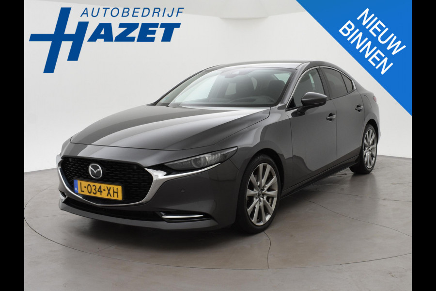 Mazda 3 2.0 e-SkyActiv-X M HYBRID 186 PK LUXURY + CARPLAY | BOSE | HEAD-UP | ADAPTIVE CRUISE | MEMORY | STOEL/STUURVERW.
