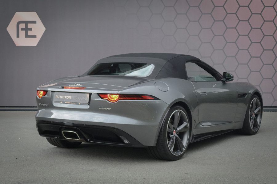 Jaguar F-Type P300 R-Dynamic | 20" CARBON INLEG VELGEN | LED KOPLAMPEN | SPORTUITLAAT | MERIDIDAN AUDIO | COLD CLIMATE PACK INCL. STUURVERWARMING EN VOORRUITVERWARMING INCL WARMTEWEREND GLAS
