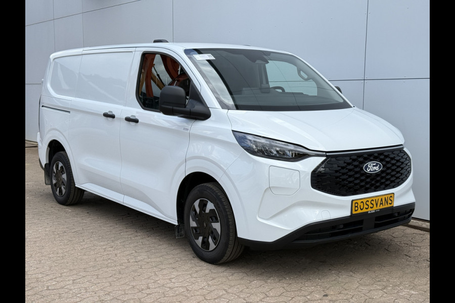 Ford E-Transit Custom 71kWh 140PK Elektrisch 344km WLTP 2300kg Trekvermogen BEV Snelladen Stoel + Stuur verwarming LED Cruise Control Camera Carplay Parkeersensoren v+a