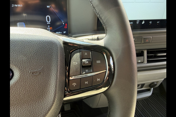 Ford E-Transit Custom 71kWh 140PK Elektrisch 344km WLTP 2300kg Trekvermogen BEV Snelladen Stoel + Stuur verwarming LED Cruise Control Camera Carplay Parkeersensoren v+a