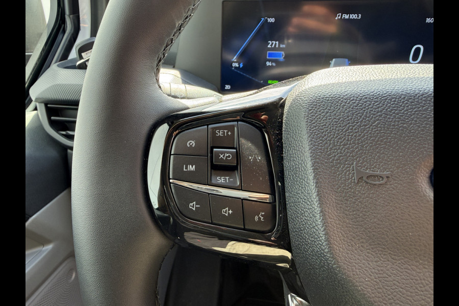 Ford E-Transit Custom 71kWh 140PK Elektrisch 344km WLTP 2300kg Trekvermogen BEV Snelladen Stoel + Stuur verwarming LED Cruise Control Camera Carplay Parkeersensoren v+a