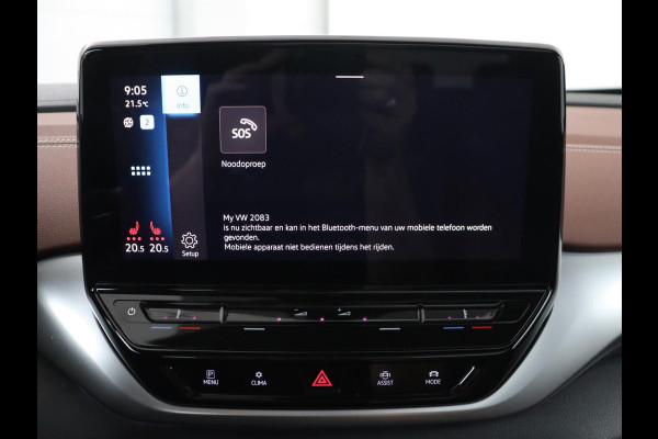 Volkswagen ID.4 Family 77 kWh | SOH 91,3% | Panoramadak | Leder/alcantara | Stuur/stoel verwarming | Sfeerverlichting | Carplay | Adaptive cruise | Camera | Park assist | Trekhaak