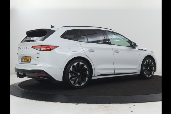 Škoda Enyaq iV 80 Sportline | SOH 88% | Leder/alcantara | Stuur/stoel verwarming | Adaptive cruise | Carplay | Sfeerverlichting | Camera | Park assist | Trekhaak