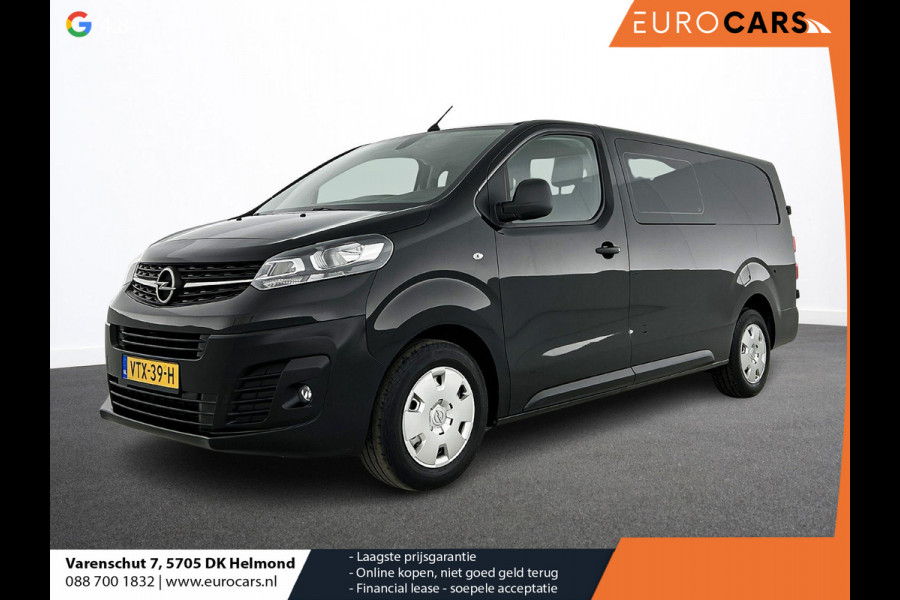 Opel Vivaro 2.0 145 pk L3H1 Edition Dubbele Cabine Airco Bluetooth Navigatie Parkeersensoren Trekhaak Cruise control