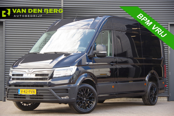 MAN TGE 3.180 35 2.0 L3H3(L2H2) 3-ZITS, 177PK AUT. LED, TREKHAAK, LEDER, ADAPT. CRUISE, CAMERA, STOELVERWARMING, STANDKACHEL, NAVI, CLIM