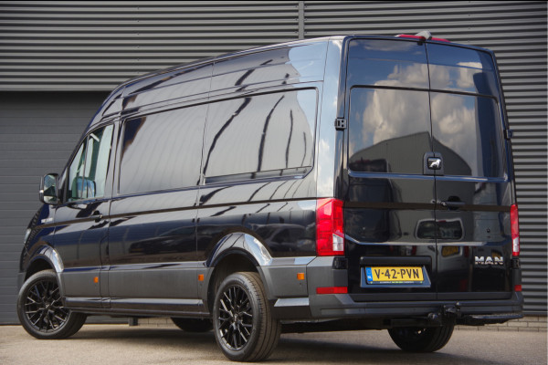 MAN TGE 3.180 35 2.0 L3H3(L2H2) 3-ZITS, 177PK AUT. LED, TREKHAAK, LEDER, ADAPT. CRUISE, CAMERA, STOELVERWARMING, STANDKACHEL, NAVI, CLIM