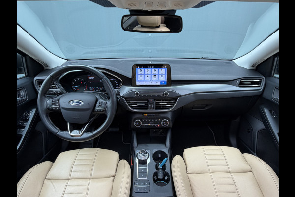 Ford FOCUS Wagon BWJ 2019 | 1.0T 126PK Titanium Bus AUTOMAAT | TREKHAAK | PANO DAK | LEER | LED | NAVI | CLIMA | STOEL&STUUR VERW | PDC | DONKER GLASS |