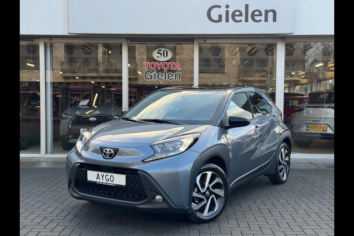 Toyota Aygo X 1.0 VVT-i MT Pulse Bi-tone | Celestite grey, 17 inch, Privacy glass, Apple CarPlay/Android auto, Airconditioning, Parkeercamera