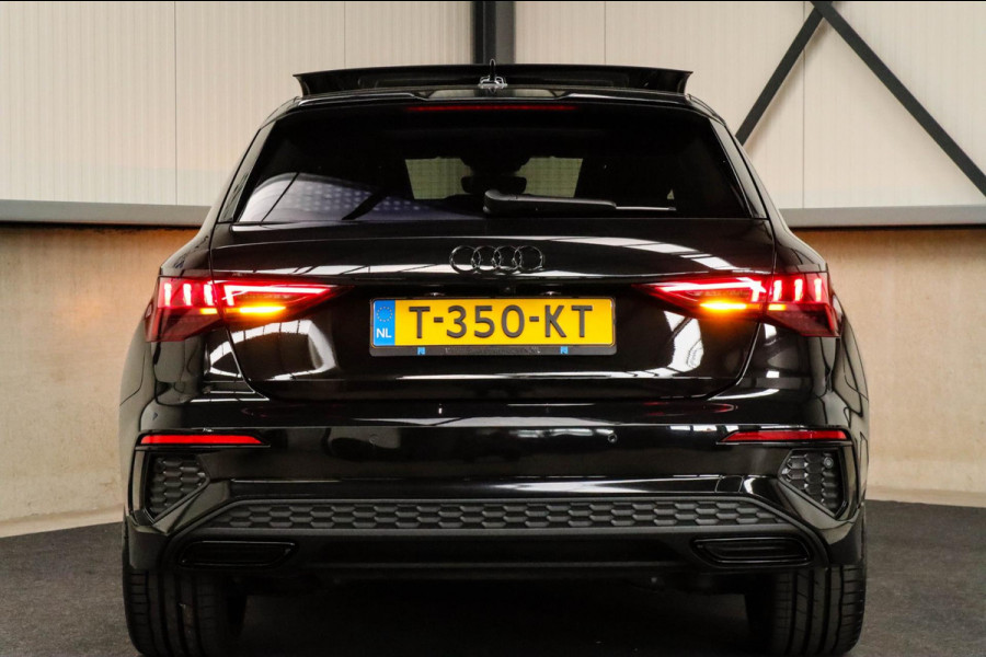 Audi A3 Sportback 40 TFSI e PHEV S Edition S-line 204pk S-Tronic! 1e|DLR|Kuipstoelen|Virtual Cockpit|Panoramadak|LED Matrix|Black