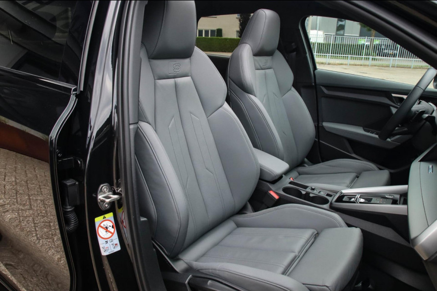 Audi A3 Sportback 40 TFSI e PHEV S Edition S-line 204pk S-Tronic! 1e|DLR|Kuipstoelen|Virtual Cockpit|Panoramadak|LED Matrix|Black