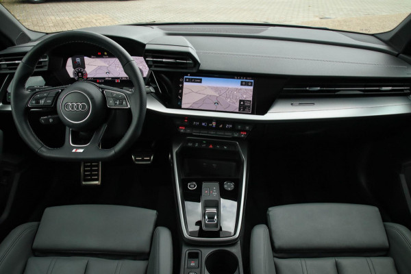 Audi A3 Sportback 40 TFSI e PHEV S Edition S-line 204pk S-Tronic! 1e|DLR|Kuipstoelen|Virtual Cockpit|Panoramadak|LED Matrix|Black