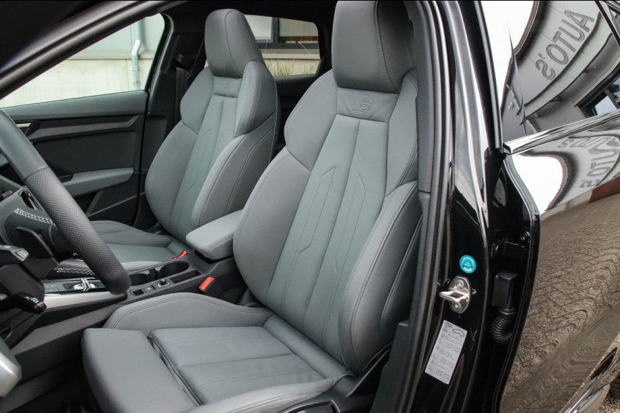 Audi A3 Sportback 40 TFSI e PHEV S Edition S-line 204pk S-Tronic! 1e|DLR|Kuipstoelen|Virtual Cockpit|Panoramadak|LED Matrix|Black