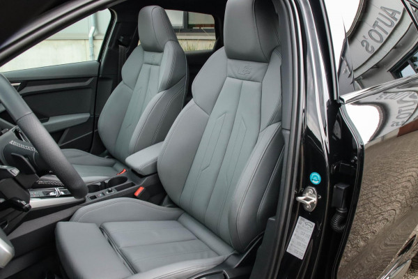 Audi A3 Sportback 40 TFSI e PHEV S Edition S-line 204pk S-Tronic! 1e|DLR|Kuipstoelen|Virtual Cockpit|Panoramadak|LED Matrix|Black