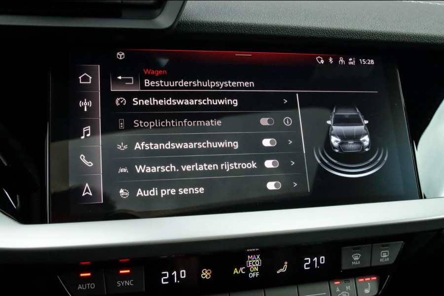 Audi A3 Sportback 40 TFSI e PHEV S Edition S-line 204pk S-Tronic! 1e|DLR|Kuipstoelen|Virtual Cockpit|Panoramadak|LED Matrix|Black