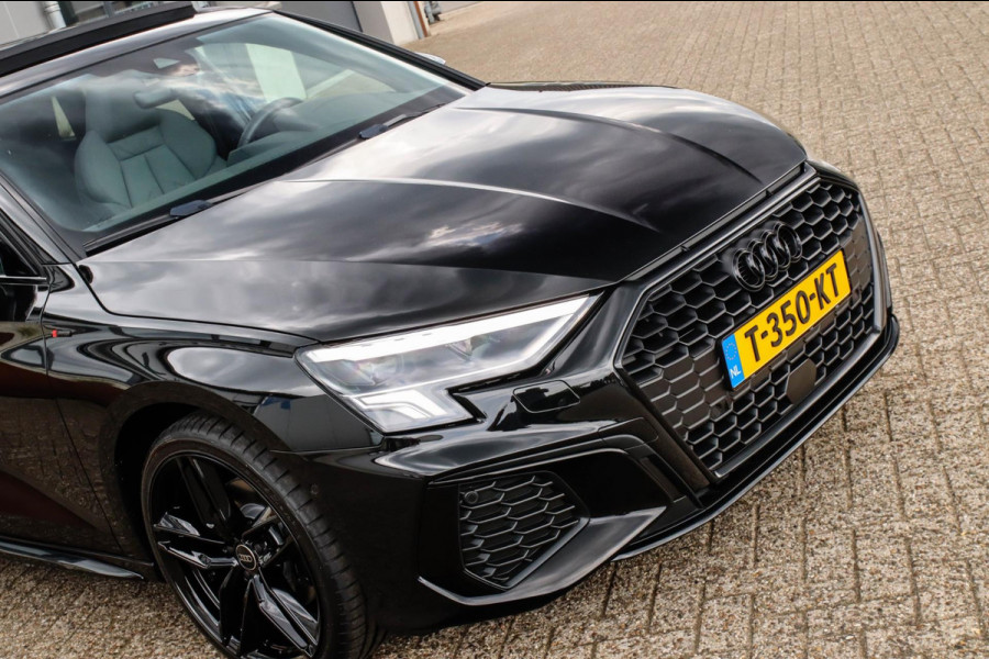 Audi A3 Sportback 40 TFSI e PHEV S Edition S-line 204pk S-Tronic! 1e|DLR|Kuipstoelen|Virtual Cockpit|Panoramadak|LED Matrix|Black
