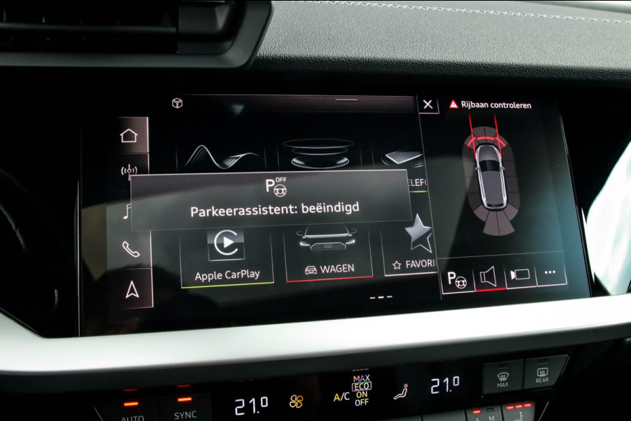 Audi A3 Sportback 40 TFSI e PHEV S Edition S-line 204pk S-Tronic! 1e|DLR|Kuipstoelen|Virtual Cockpit|Panoramadak|LED Matrix|Black