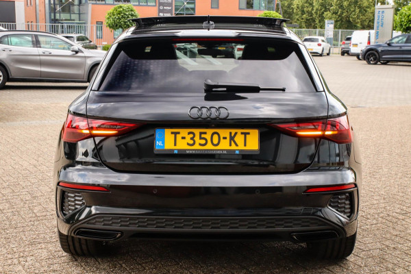 Audi A3 Sportback 40 TFSI e PHEV S Edition S-line 204pk S-Tronic! 1e|DLR|Kuipstoelen|Virtual Cockpit|Panoramadak|LED Matrix|Black