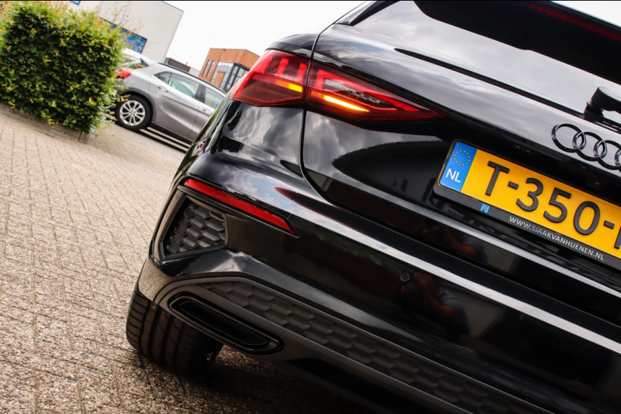 Audi A3 Sportback 40 TFSI e PHEV S Edition S-line 204pk S-Tronic! 1e|DLR|Kuipstoelen|Virtual Cockpit|Panoramadak|LED Matrix|Black