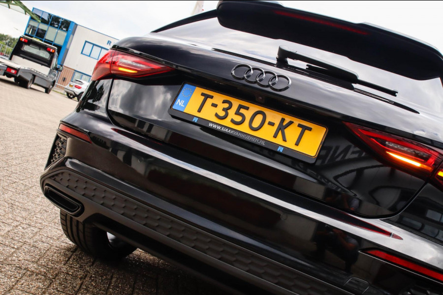 Audi A3 Sportback 40 TFSI e PHEV S Edition S-line 204pk S-Tronic! 1e|DLR|Kuipstoelen|Virtual Cockpit|Panoramadak|LED Matrix|Black