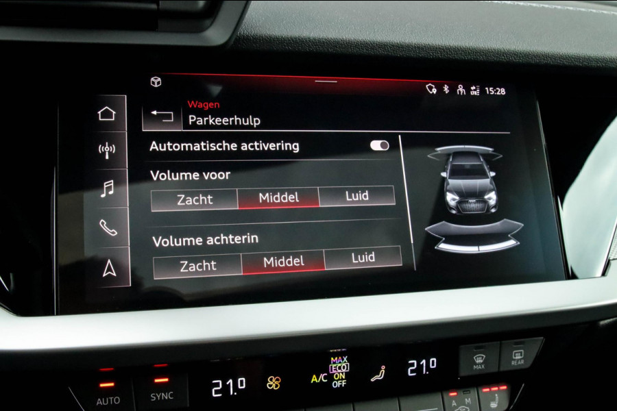 Audi A3 Sportback 40 TFSI e PHEV S Edition S-line 204pk S-Tronic! 1e|DLR|Kuipstoelen|Virtual Cockpit|Panoramadak|LED Matrix|Black
