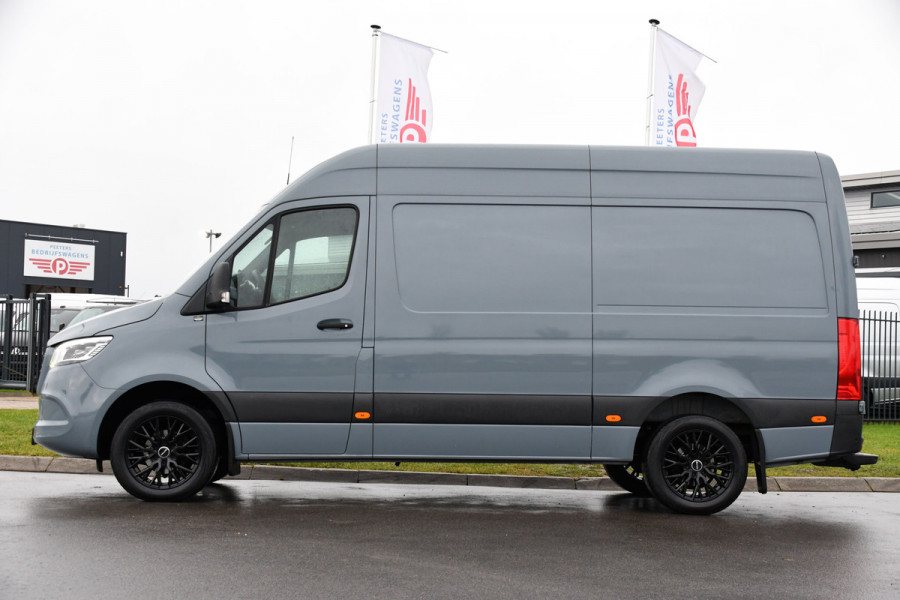 Mercedes-Benz Sprinter 317 2.2 CDI L2H2 PB Edition 360 Camera, Cruise, LED, Carplay, Leder, Stoelverwarming, Standkachel, 10,5'' Mbux, Automaat, 170pk, Virtual, Uniek!