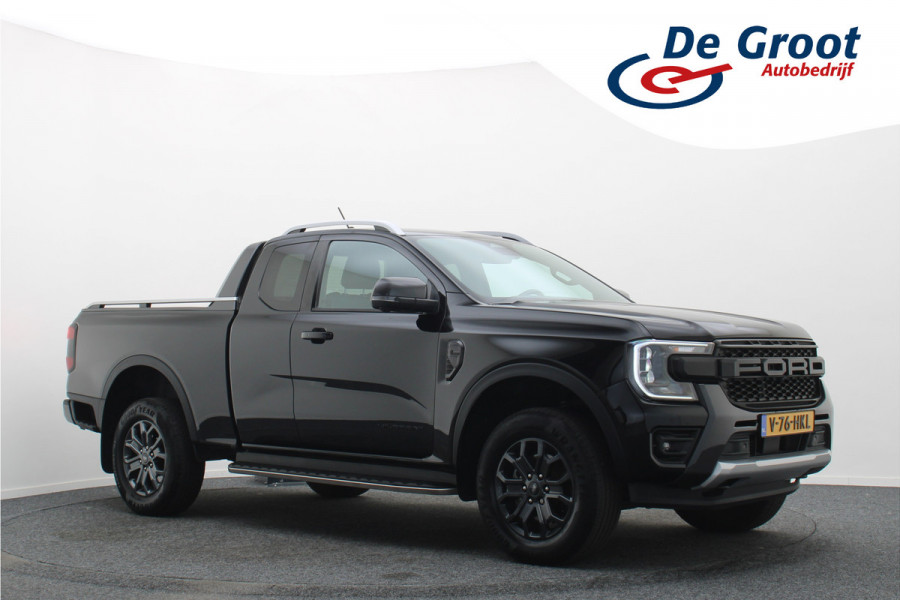 Ford Ranger 2.0 Super Cab EcoBlue Wildtrak 360° Camera, Trekhaak, Leer, ACC, Apple CarPlay, Stoelverwarming