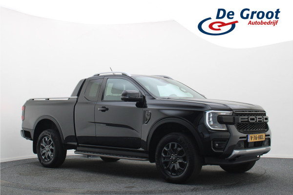Ford Ranger 2.0 Super Cab EcoBlue Wildtrak 360° Camera, Trekhaak, Leer, ACC, Apple CarPlay, Stoelverwarming