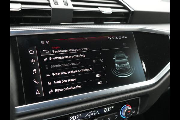 Audi Q3 Sportback 45 TFSI e 2x S Line PHEV 245pk Dealer O.H. | Trekhaak Af Fabriek | Blis | Sportstoelen Verwarmd | Apple Carplay | Sfeerverlichting | Navigatie | DAB | 19"L.M | Virtual | Plug In Hybrid |