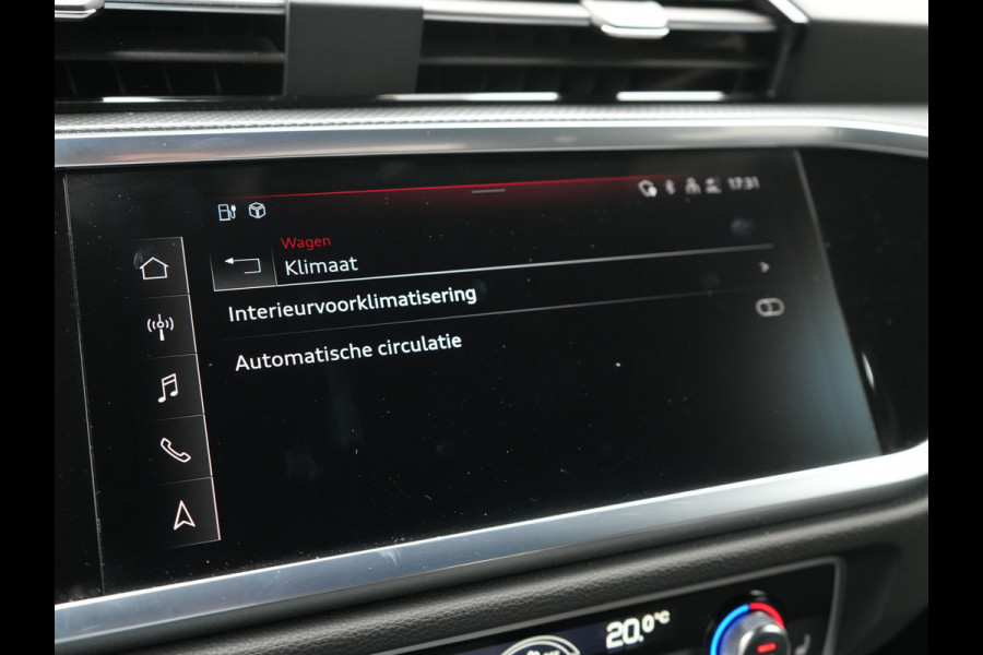 Audi Q3 Sportback 45 TFSI e 2x S Line PHEV 245pk Dealer O.H. | Trekhaak Af Fabriek | Blis | Sportstoelen Verwarmd | Apple Carplay | Sfeerverlichting | Navigatie | DAB | 19"L.M | Virtual | Plug In Hybrid |