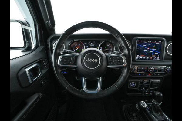 Jeep Wrangler Unlimited 4xe 380 Sahara AWD (Plug-in) {SoH-91%} (INCL-BTW) *OPEN-ROOF | LEATHER | FULL-LED | ALPINE-AUDIO | CRUISE | BLINDSPOT | CAMERA | KEYLESS | HEATED-COMFORTSEATS | DAB+ | PRIVACY-GLASS | ECC | PDC | 20''ALU*