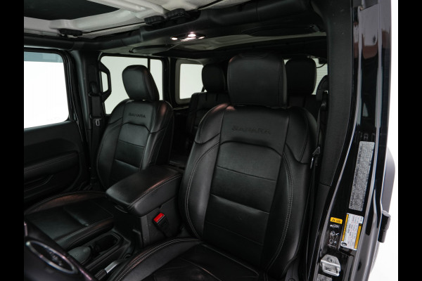 Jeep Wrangler Unlimited 4xe 380 Sahara AWD (Plug-in) {SoH-91%} (INCL-BTW) *OPEN-ROOF | LEATHER | FULL-LED | ALPINE-AUDIO | CRUISE | BLINDSPOT | CAMERA | KEYLESS | HEATED-COMFORTSEATS | DAB+ | PRIVACY-GLASS | ECC | PDC | 20''ALU*