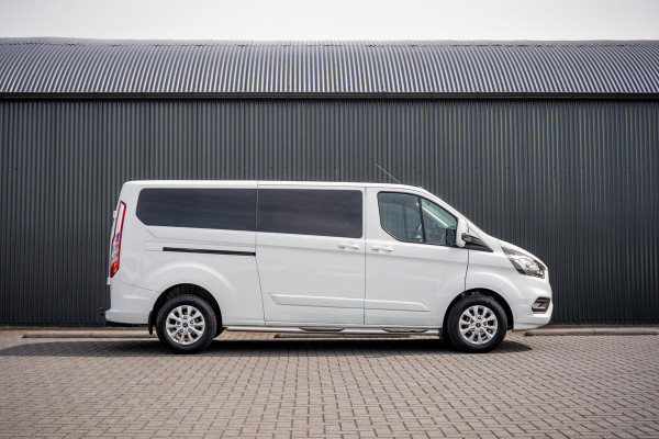 Ford Transit Custom 2.0 EcoBlue L2H1 | 170 PK | Automaat | DC 5-Zits | LED | Camera | Carplay | Cruise | PDC | Trekhaak