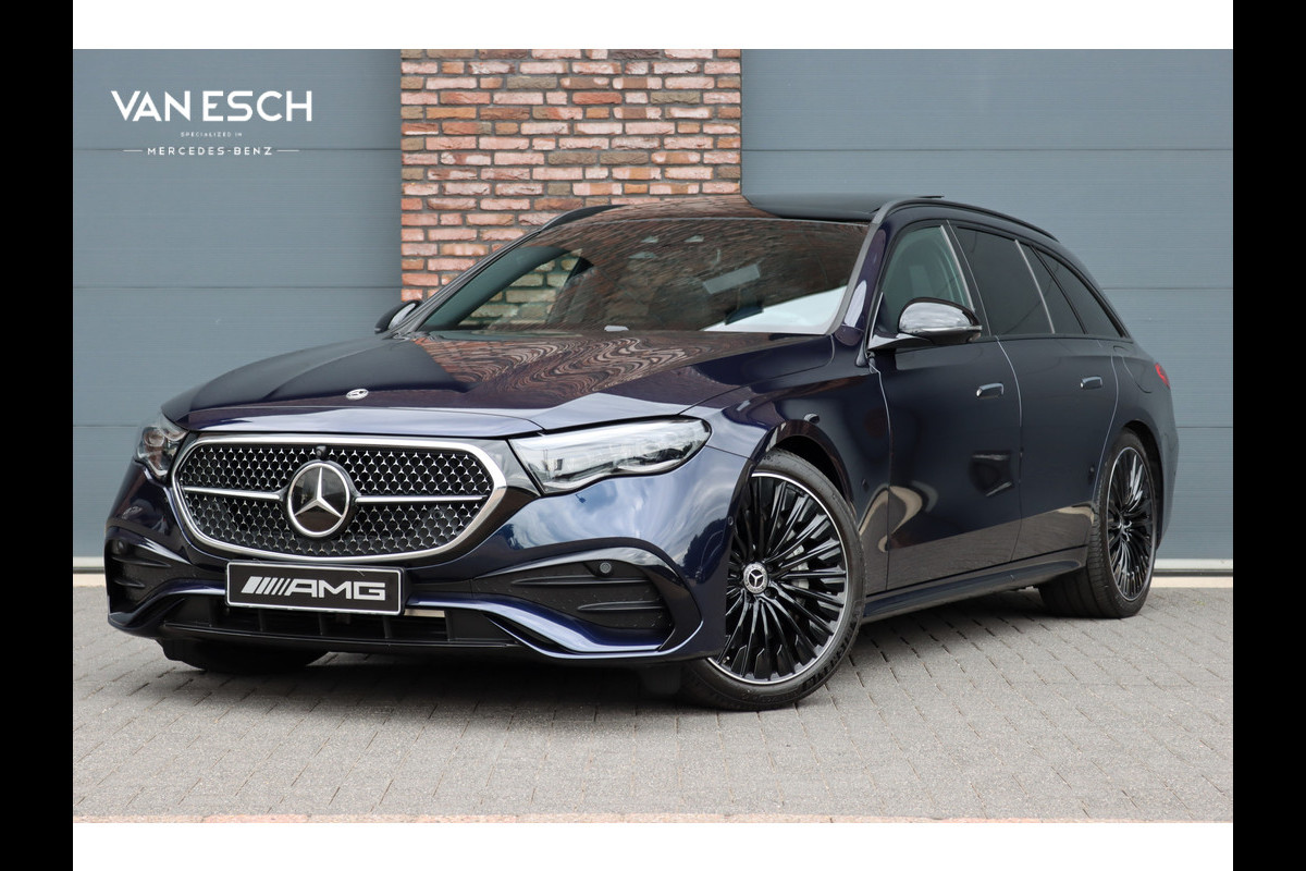 Mercedes-Benz E-Klasse Estate 300 e AMG Line Premium | Hyperscreen | Distronic+ | Burmester | Trekhaak | Stoelventilatie | HUD | Digital Light | Leder | Keyless Go | Panoramadak |