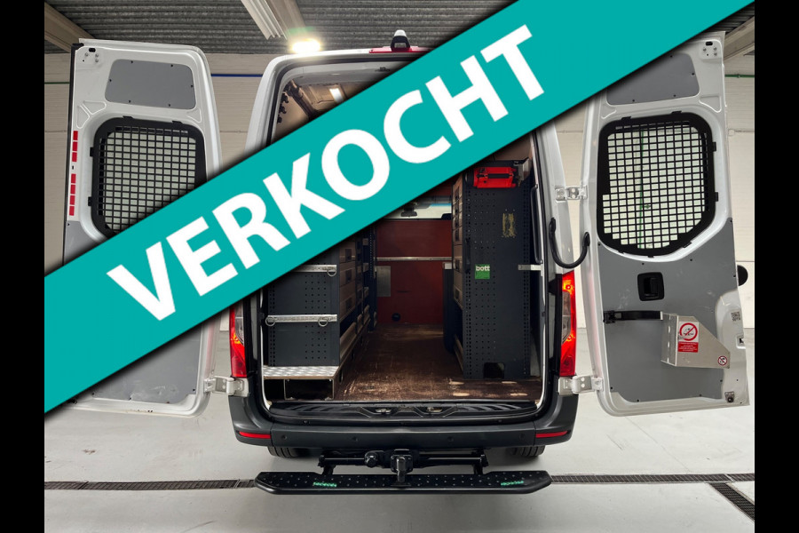 Mercedes-Benz Sprinter Automaat Servicewagen 314 2.2 CDI 140PK L2H2 euro6 BOTT, Victron V230, Standkachel Trekhaak RIJKLAARPRIJS