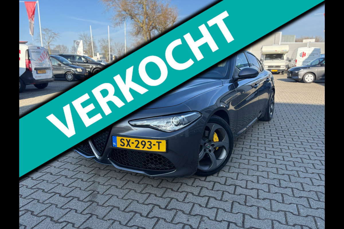 Alfa Romeo Giulia 2.0T Super AUTOMAAT 320PK CARPLAY etc (BOVAG/RIJKLAARPRIJS)