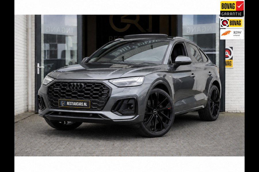 Audi Q5 Sportback 50 TFSIe 3x S-Line Black Optik AUTOMAAT|360 CAMERA|ACC|AMBIANCE|KEYLESS|MATRIX LED|PANORAMA|RS STOELEN|TREKHAAK