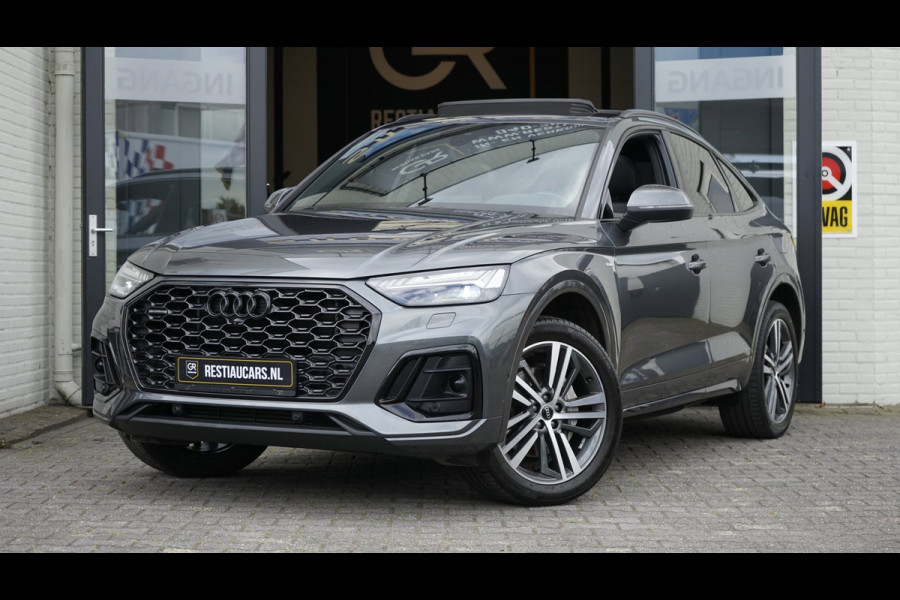 Audi Q5 Sportback 50 TFSIe 3x S-Line Black Optik AUTOMAAT|360 CAMERA|ACC|AMBIANCE|KEYLESS|MATRIX LED|PANORAMA|RS STOELEN|TREKHAAK