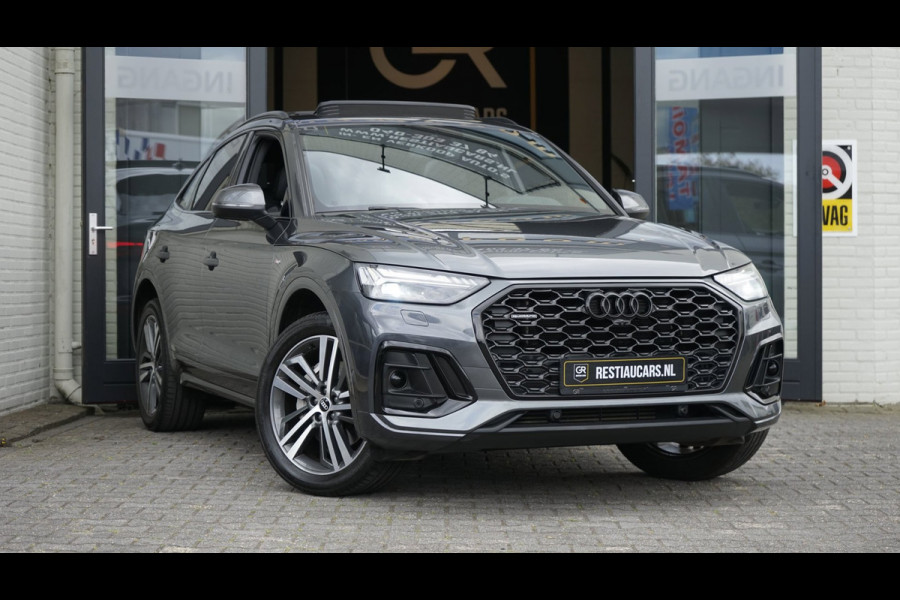 Audi Q5 Sportback 50 TFSIe 3x S-Line Black Optik AUTOMAAT|360 CAMERA|ACC|AMBIANCE|KEYLESS|MATRIX LED|PANORAMA|RS STOELEN|TREKHAAK