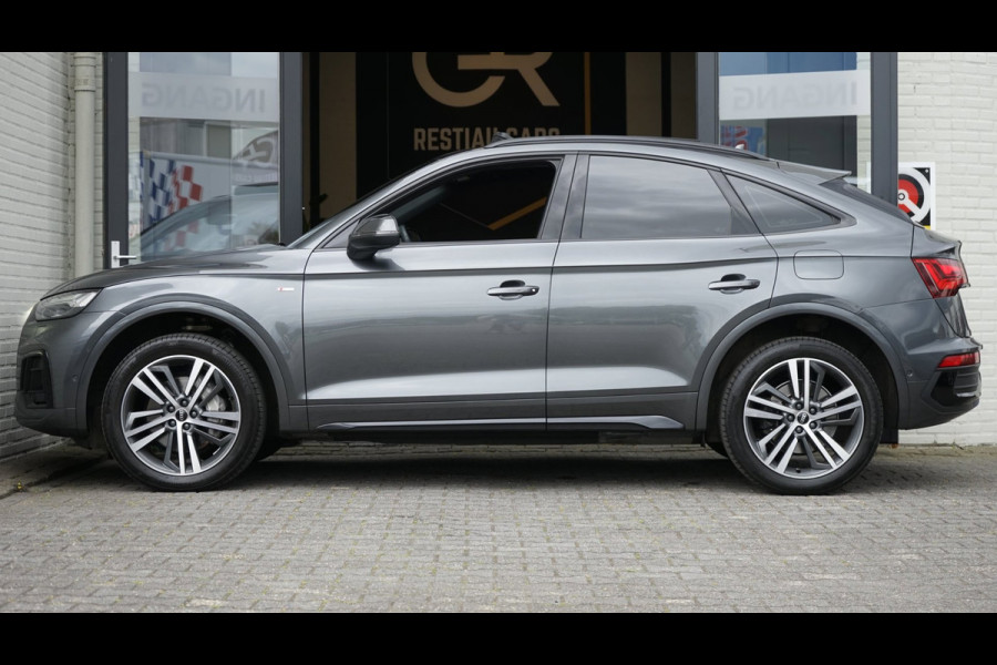 Audi Q5 Sportback 50 TFSIe 3x S-Line Black Optik AUTOMAAT|360 CAMERA|ACC|AMBIANCE|KEYLESS|MATRIX LED|PANORAMA|RS STOELEN|TREKHAAK