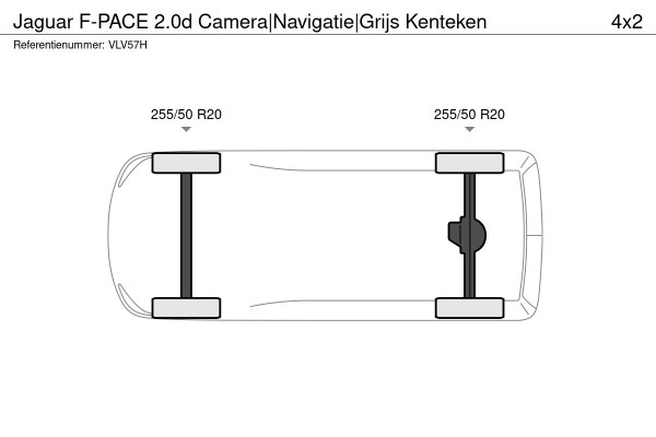 Jaguar F-Pace 2.0d Camera|Navigatie|Grijs Kenteken