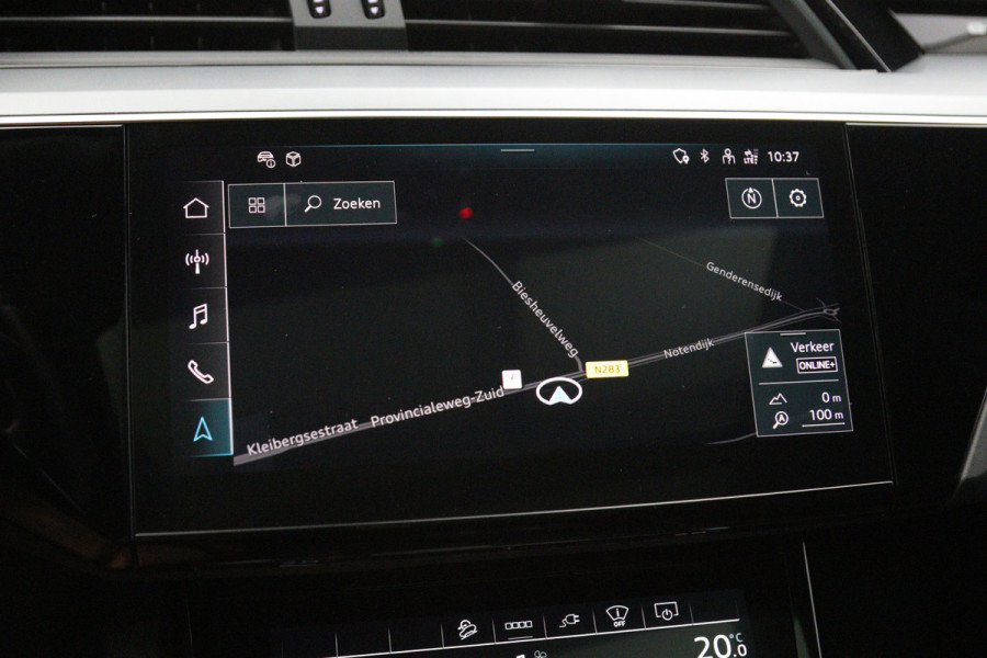 Audi e-tron 55 Quattro 408 PK Advanced edition 95 kWh, SOH 91%, Leder, Panoramadak, 22" LM-Velgen