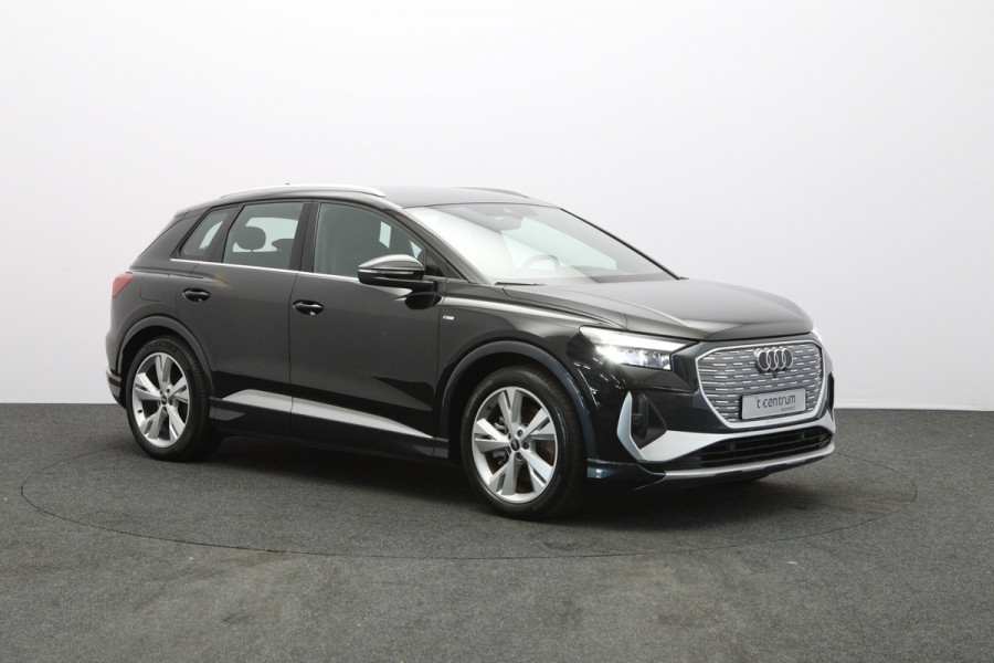Audi Q4 e-tron 40 204 PK S-Line Edition 77 kWh, SOH 98%, Sportstoelen, Adap. Cruise Control, Climate Control, Camera